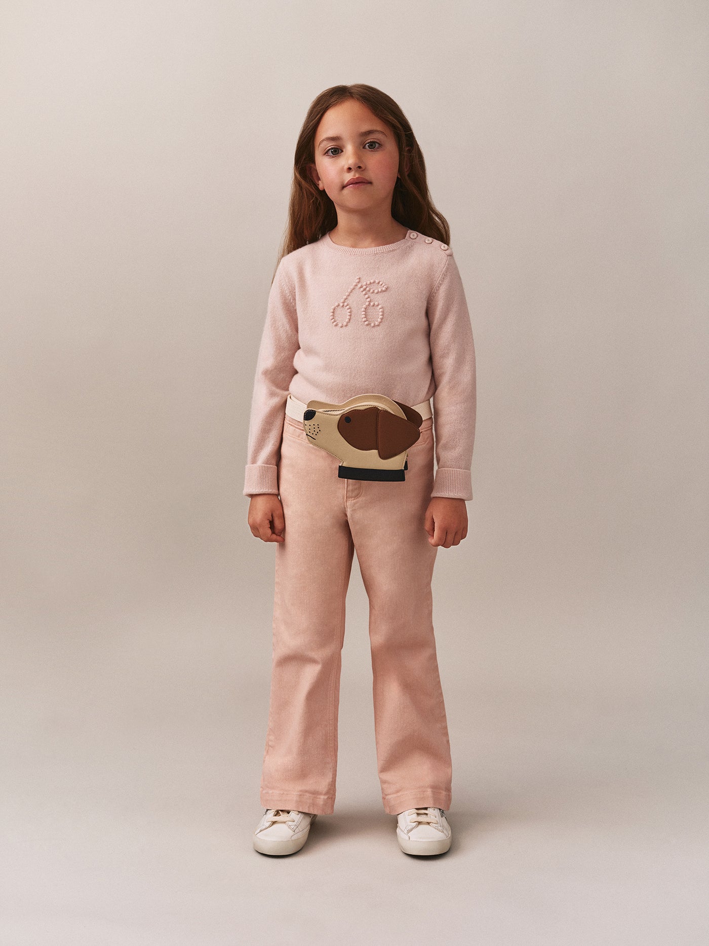 Look de niña invierno 2025 - Conjunto rosa