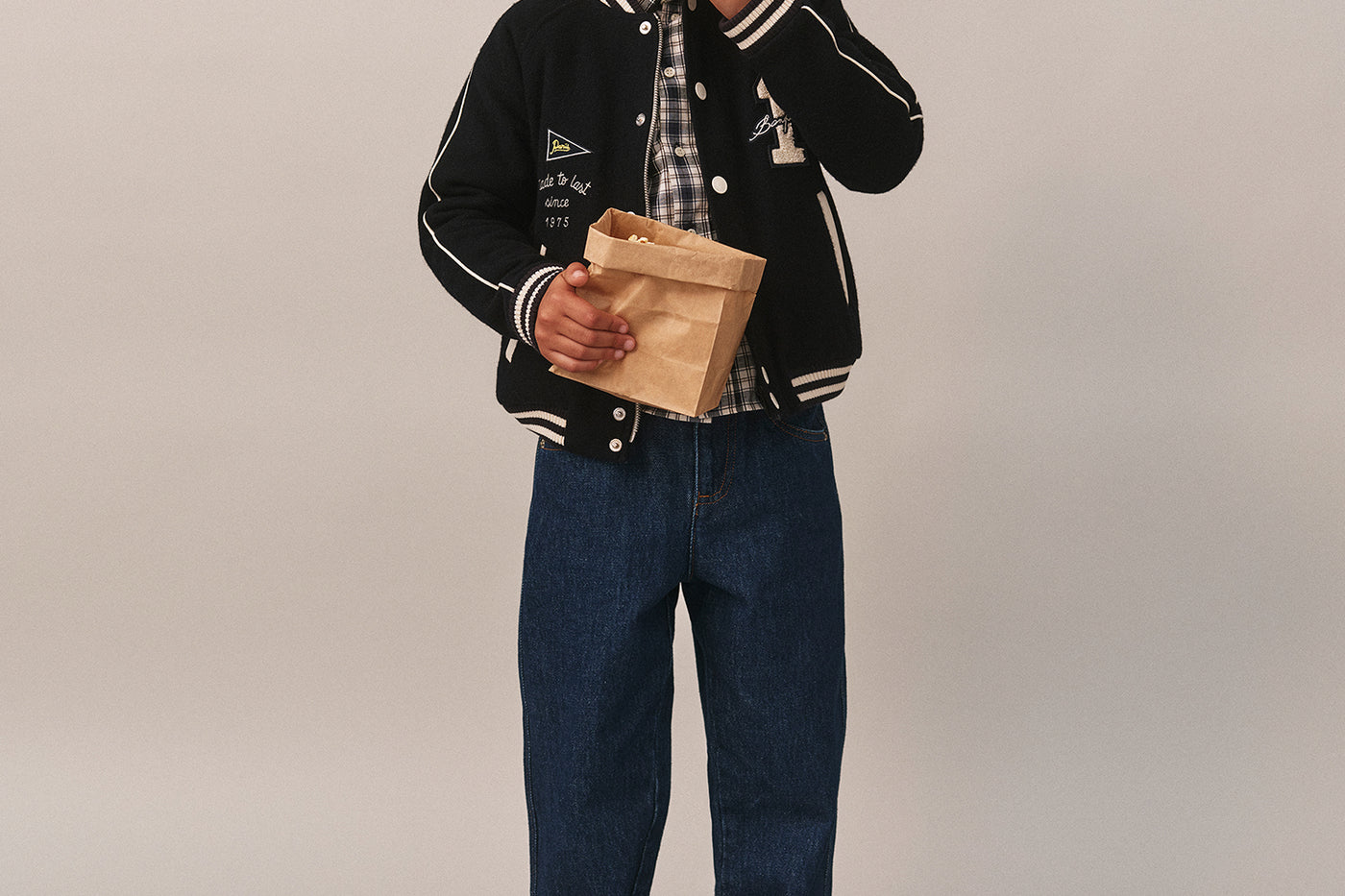 Look invernale per bambino 2025 - Giacca-maglione Paris