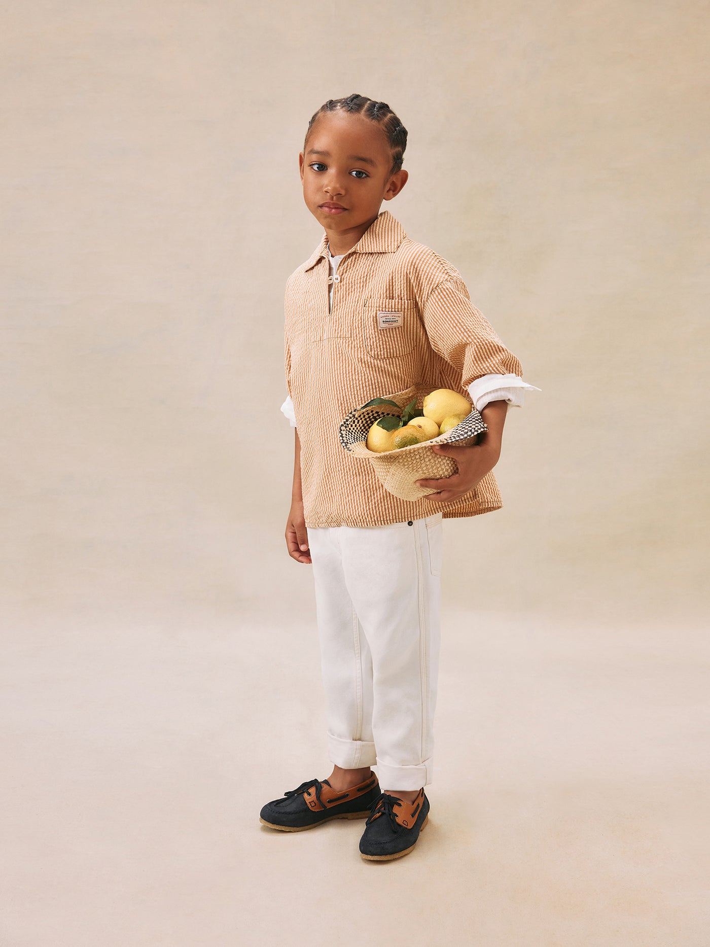 Look de niño verano 2025 Camisa marinera