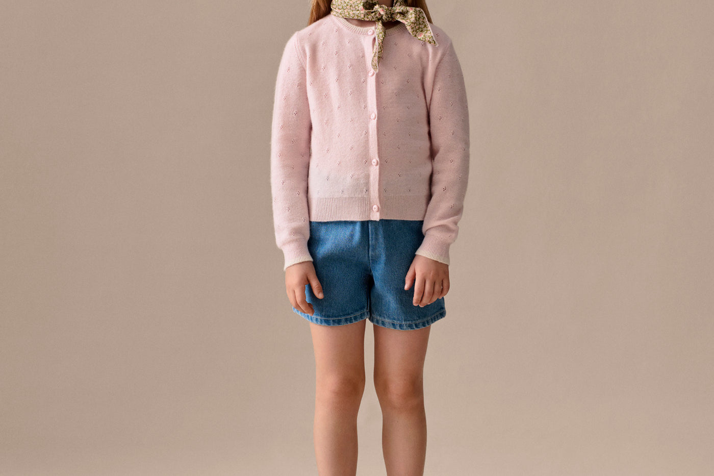 Girl's Look Summer 2026 - Cashmere Cardigan