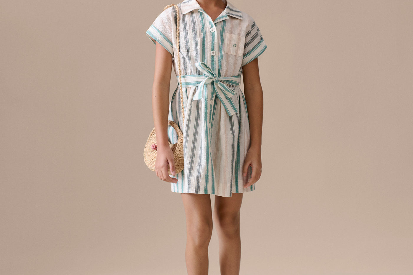 Girl's Look Summer 2026 - Striped Dress