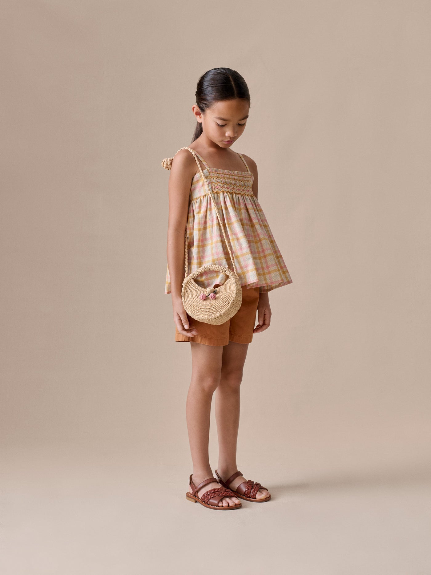 Look Fille Eté 2026 - Blouse Prunelle en tissu Liberty