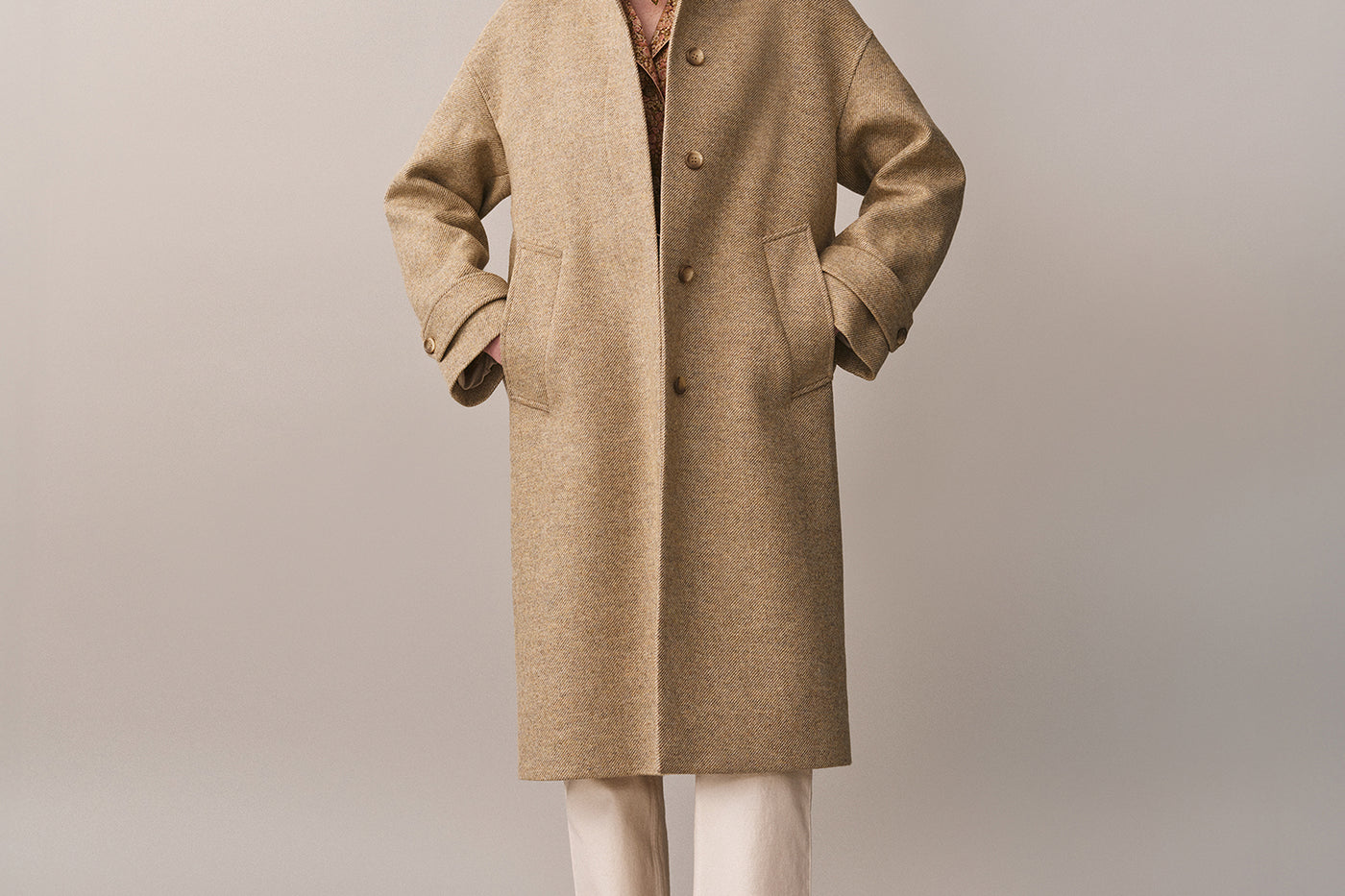 Look invernale donna 2025 - Cappotto di lana