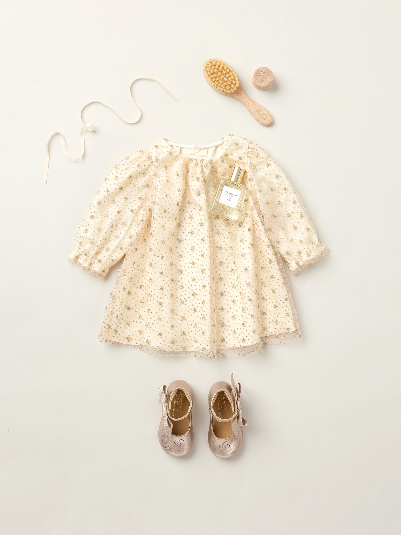 Look bébé fille Hiver 2025 - Robe Jelisa en tulle brodé