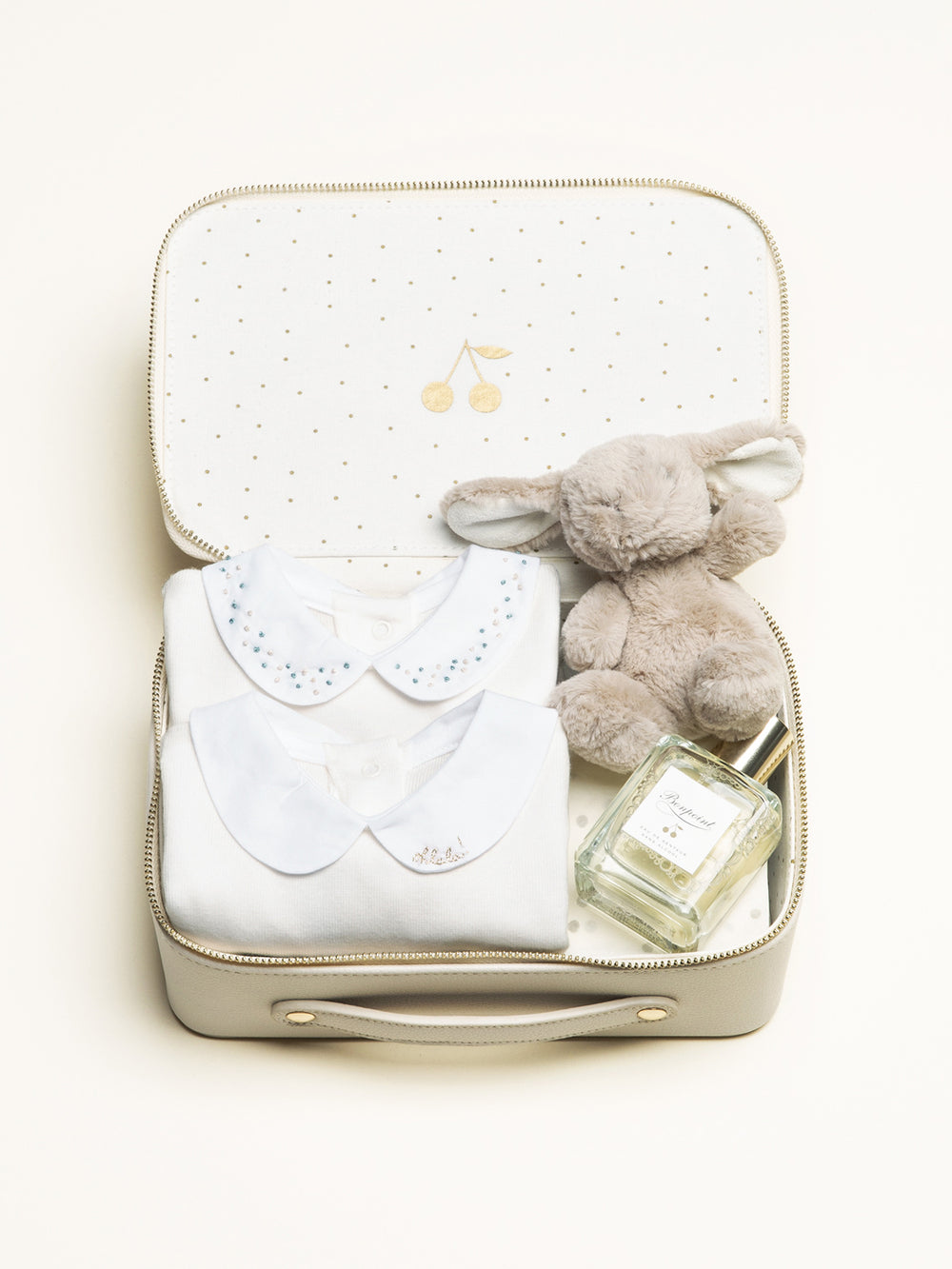 Maletín pequeño de bodys con perfume