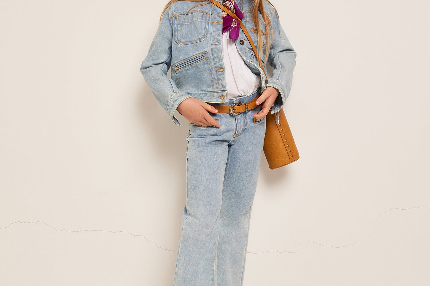 VERANO 2023 LOOK VAQUERO AZUL DE NIÑA