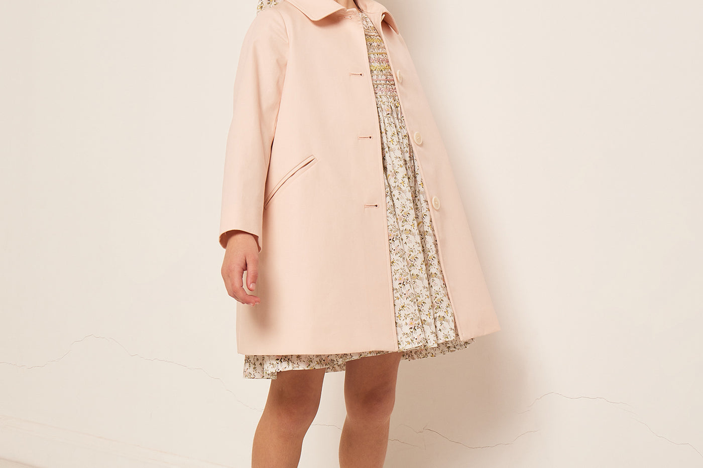 SUMMER 2023 GIRL'S LOOK PINK COAT