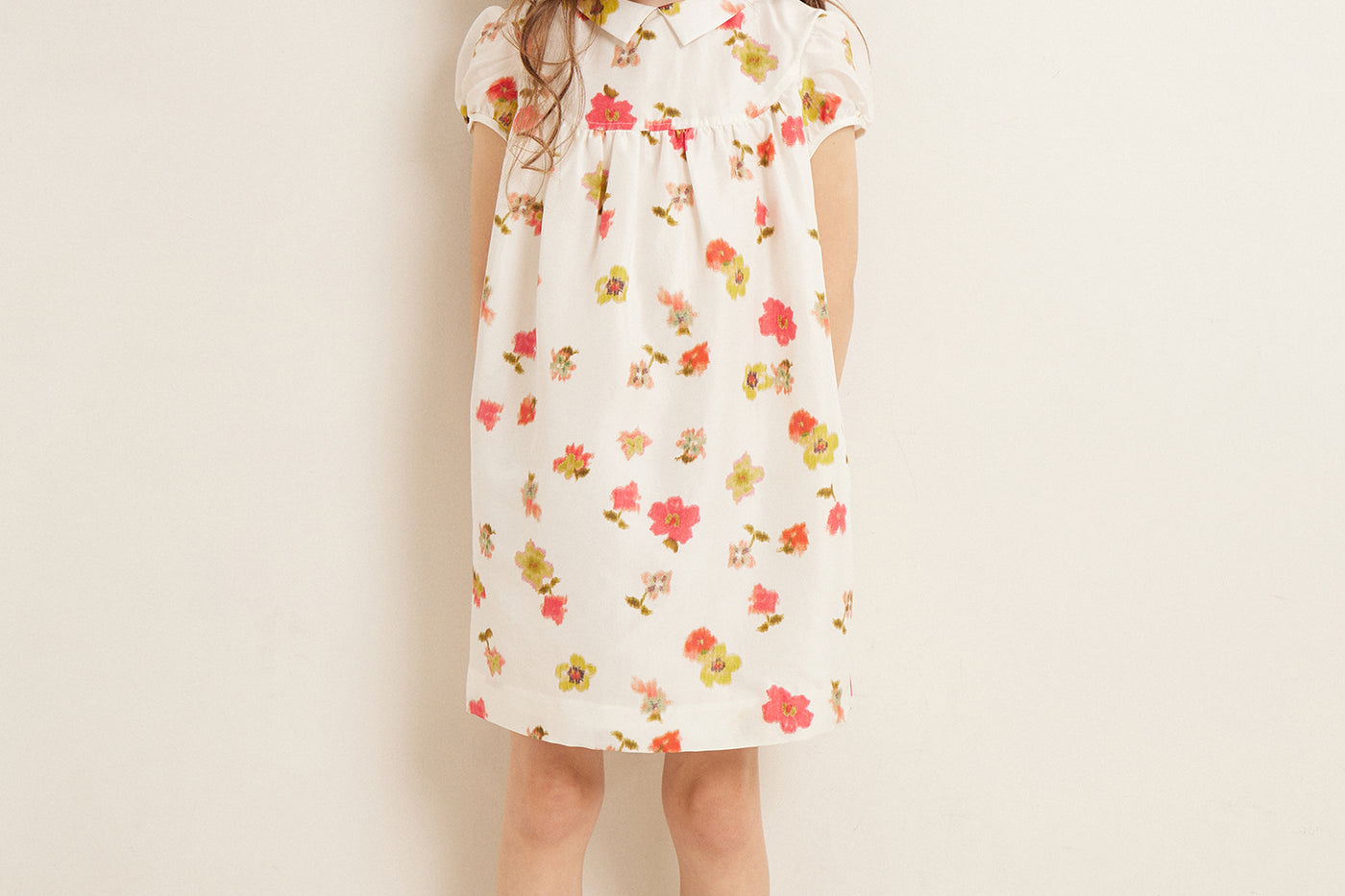 ABITO A FIORI ROSA DA BAMBINA ESTATE 2023