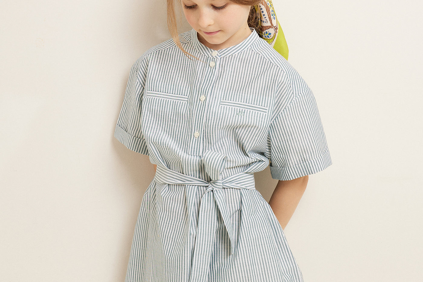 ABITO BLU A RIGHE DA RAGAZZA ESTATE 2023