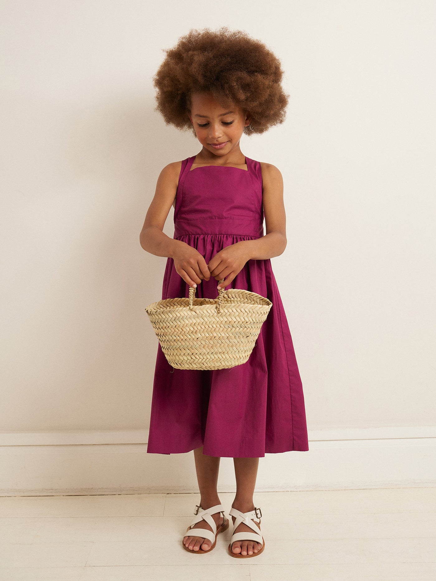 VERANO 2023 VESTIDO MORADO DE NIÑA