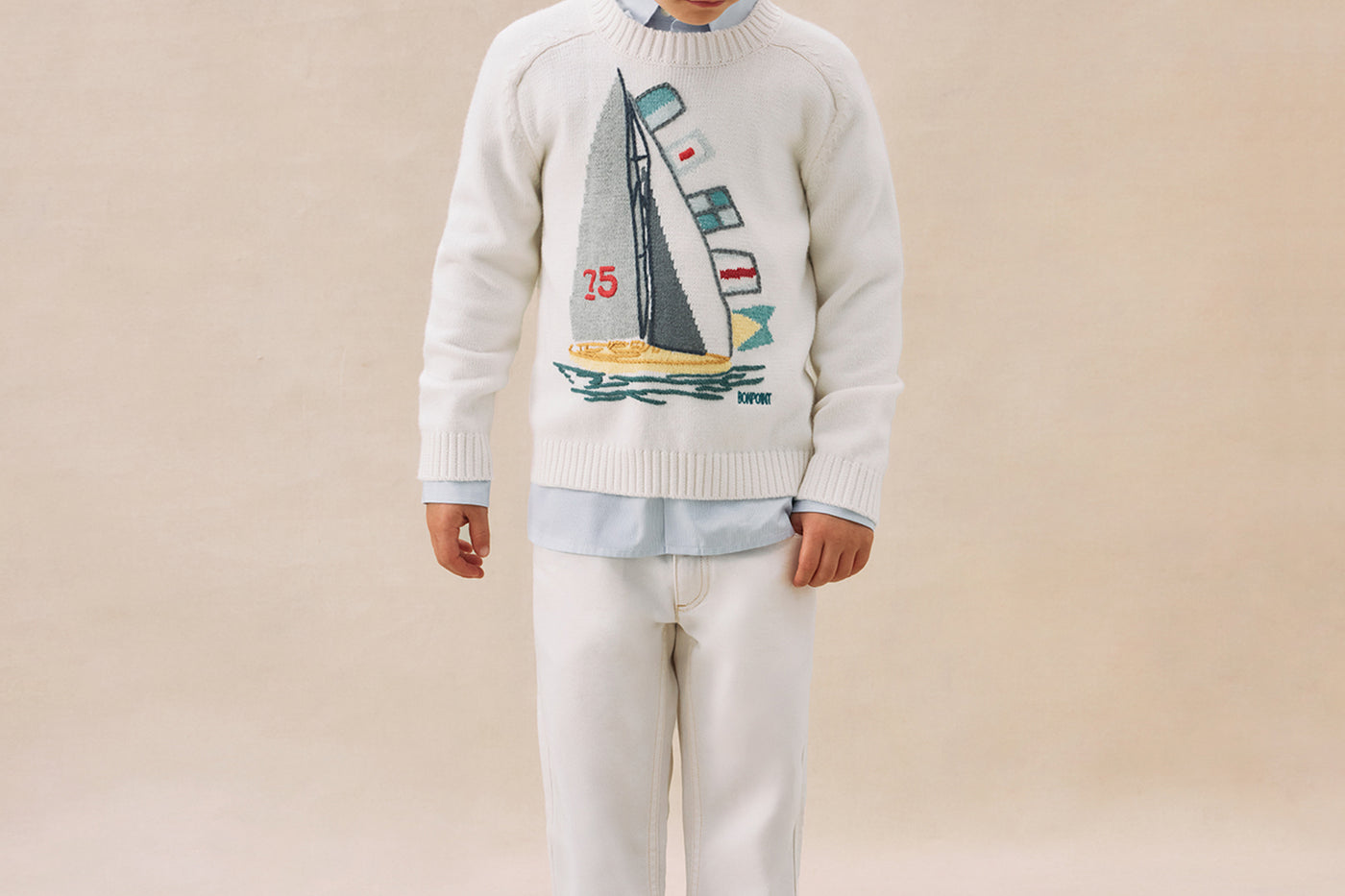 Look estivo da ragazzo 2025 Pullover Boat