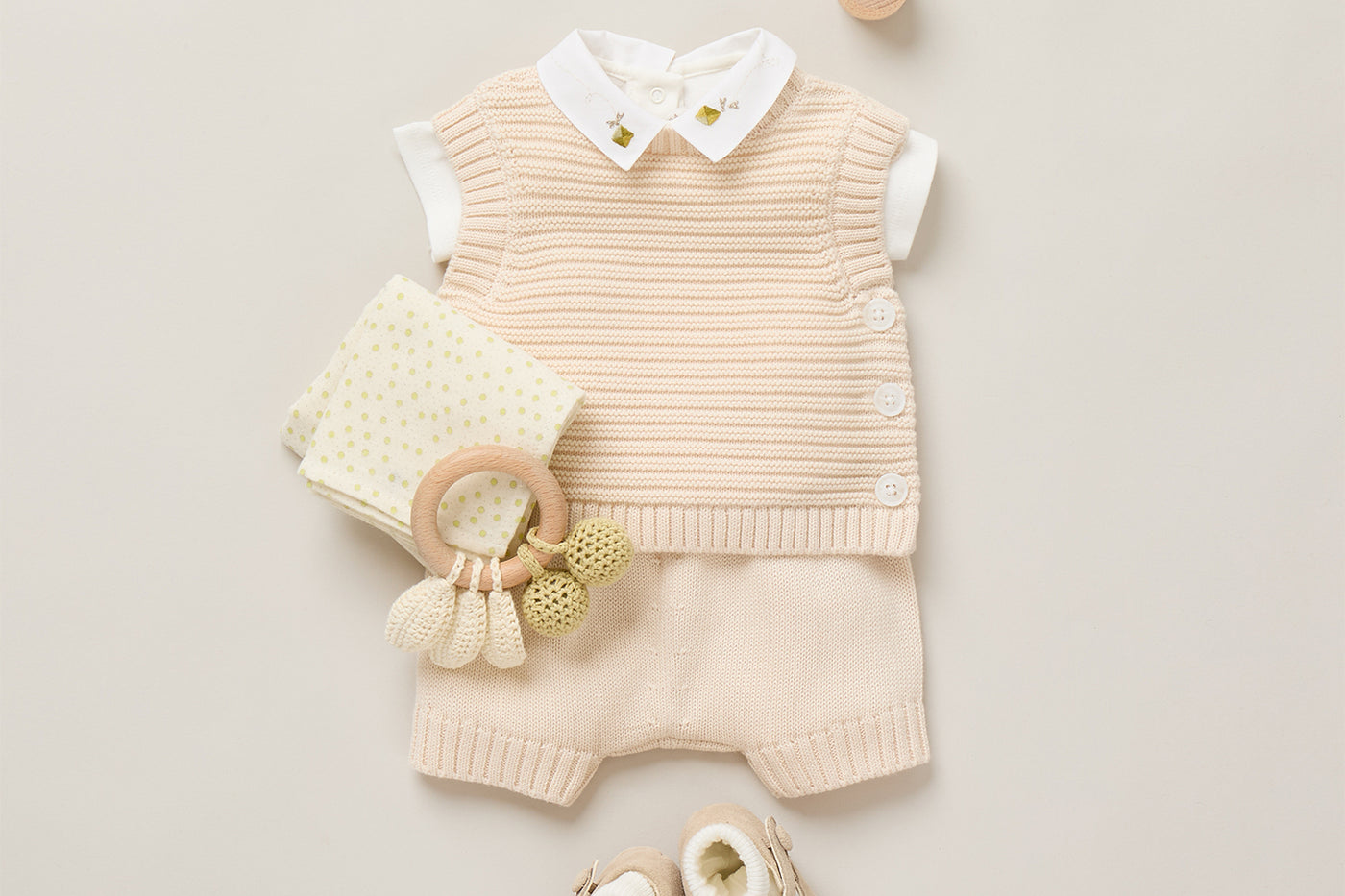 Look de recién nacido verano 2026 - Conjunto Tendresse sin mangas