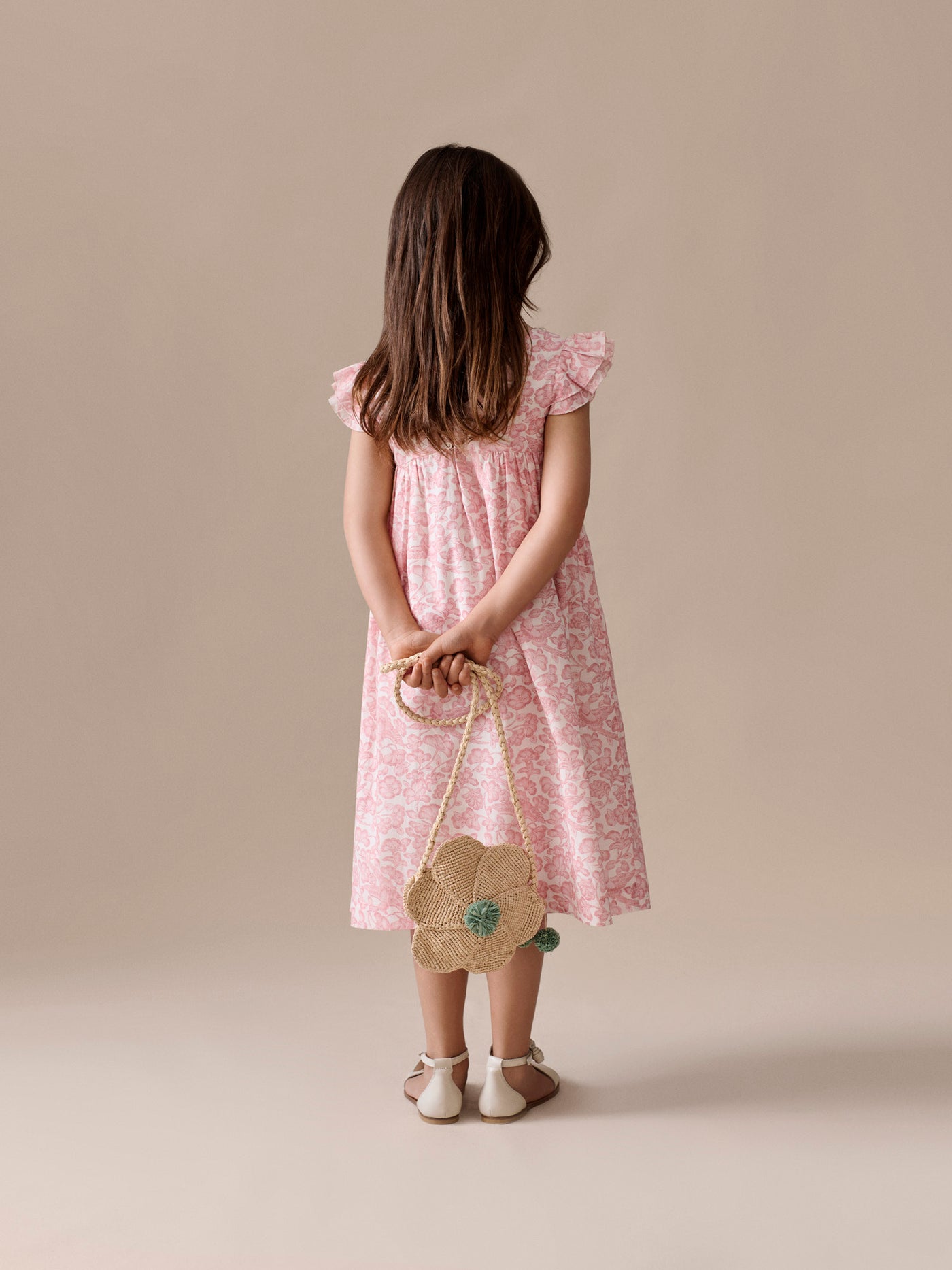 Look cérémonie Fille Eté 2026 - Robe Galantine en voile de coton biologique