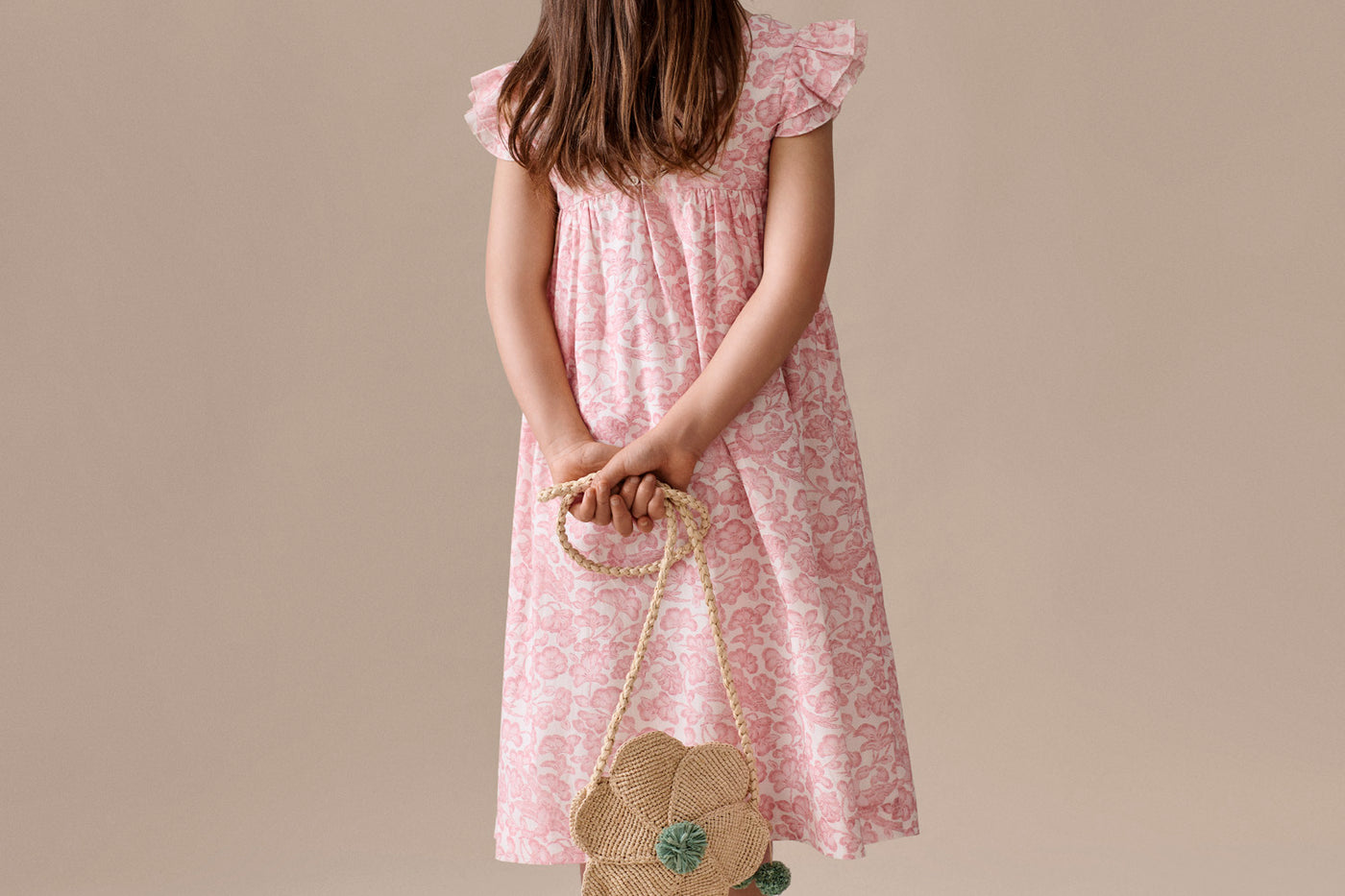 Girl Summer 2026 Ceremony Look - Galantine Dress in Organic Cotton Voile