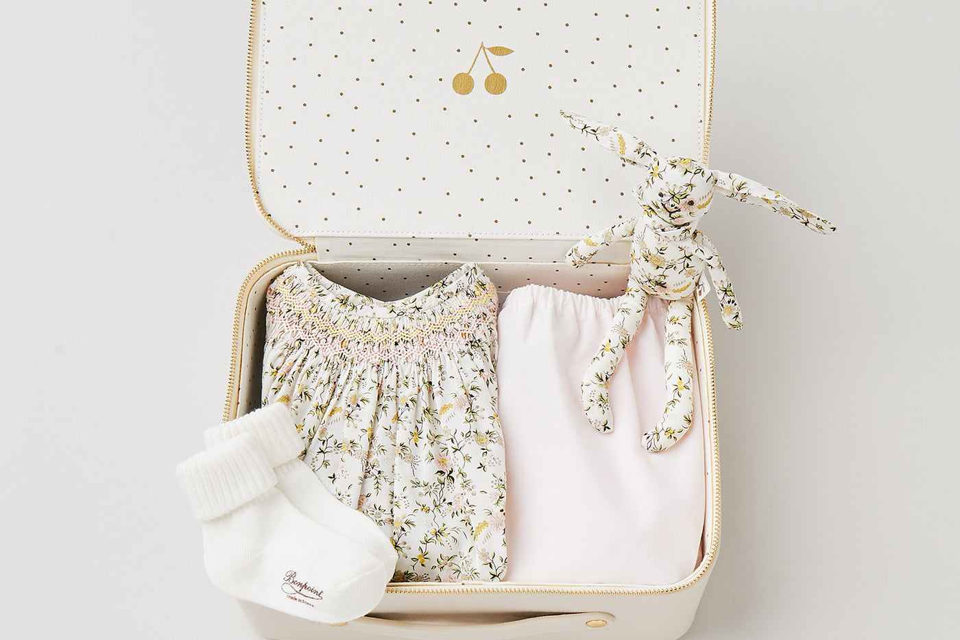 Moyenne valise Naissance Blouse smockée