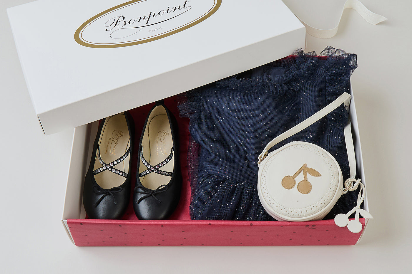 Girl's Christmas gift case - Sequined dress