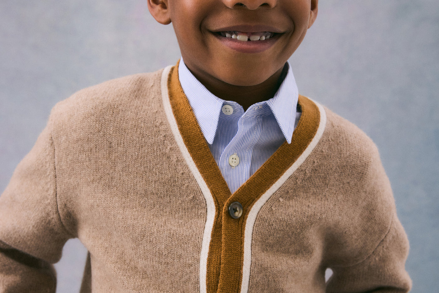 Winter 2024 boy's look cardigan