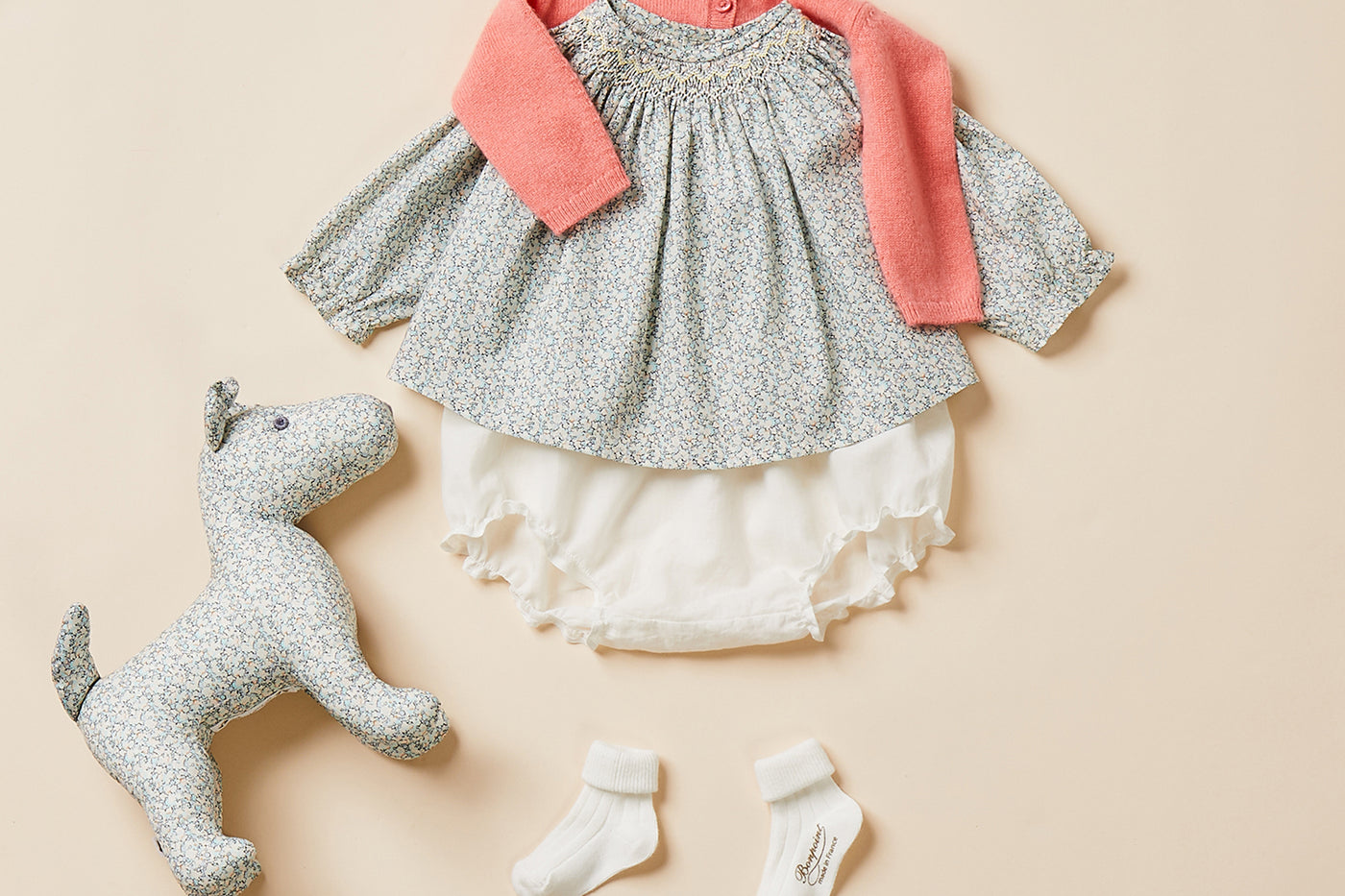 Newborn's look summer 2024 Liberty fabric blouse