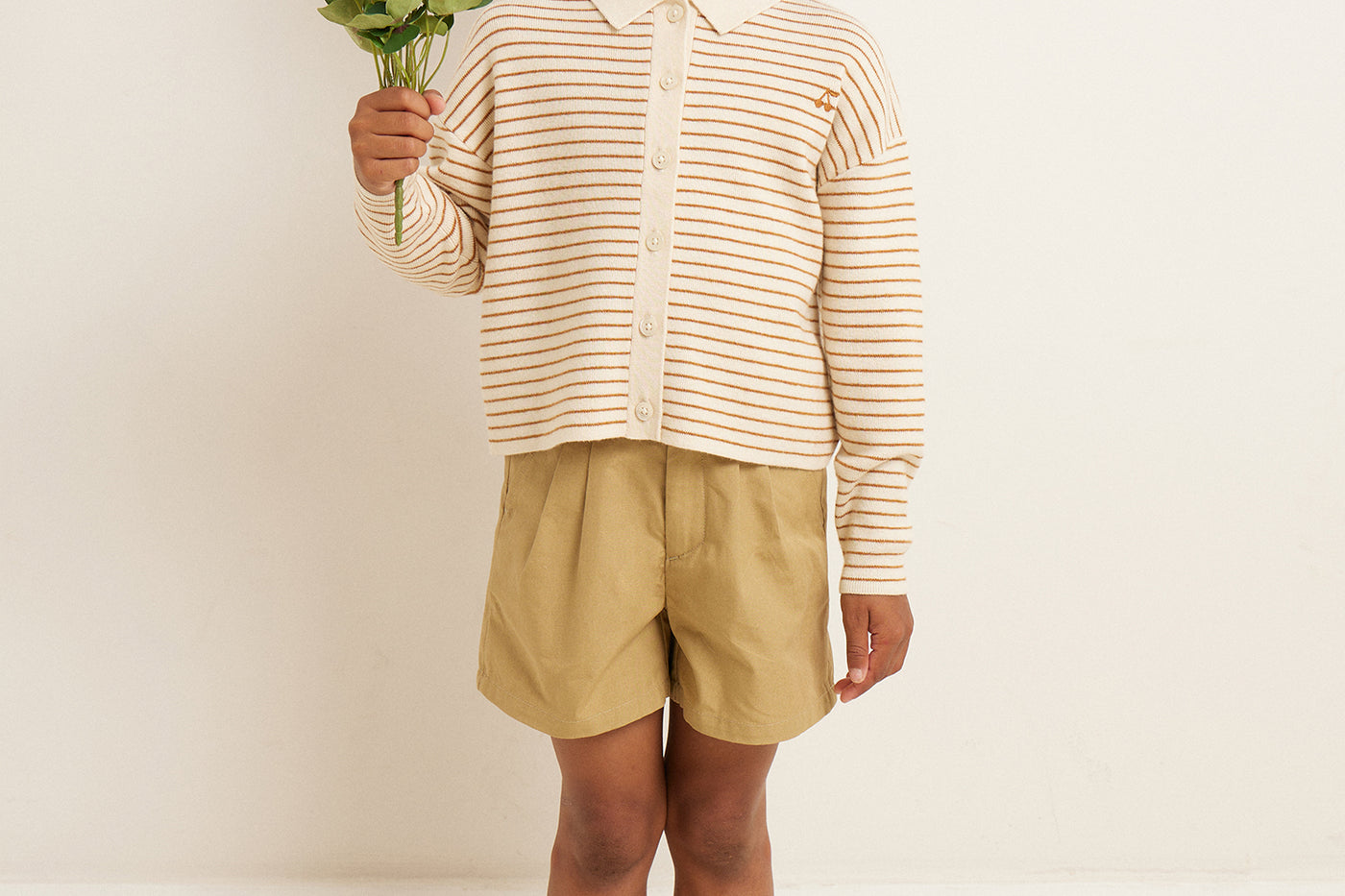 SUMMER 2023 GIRL'S STRIPED CARDIGAN