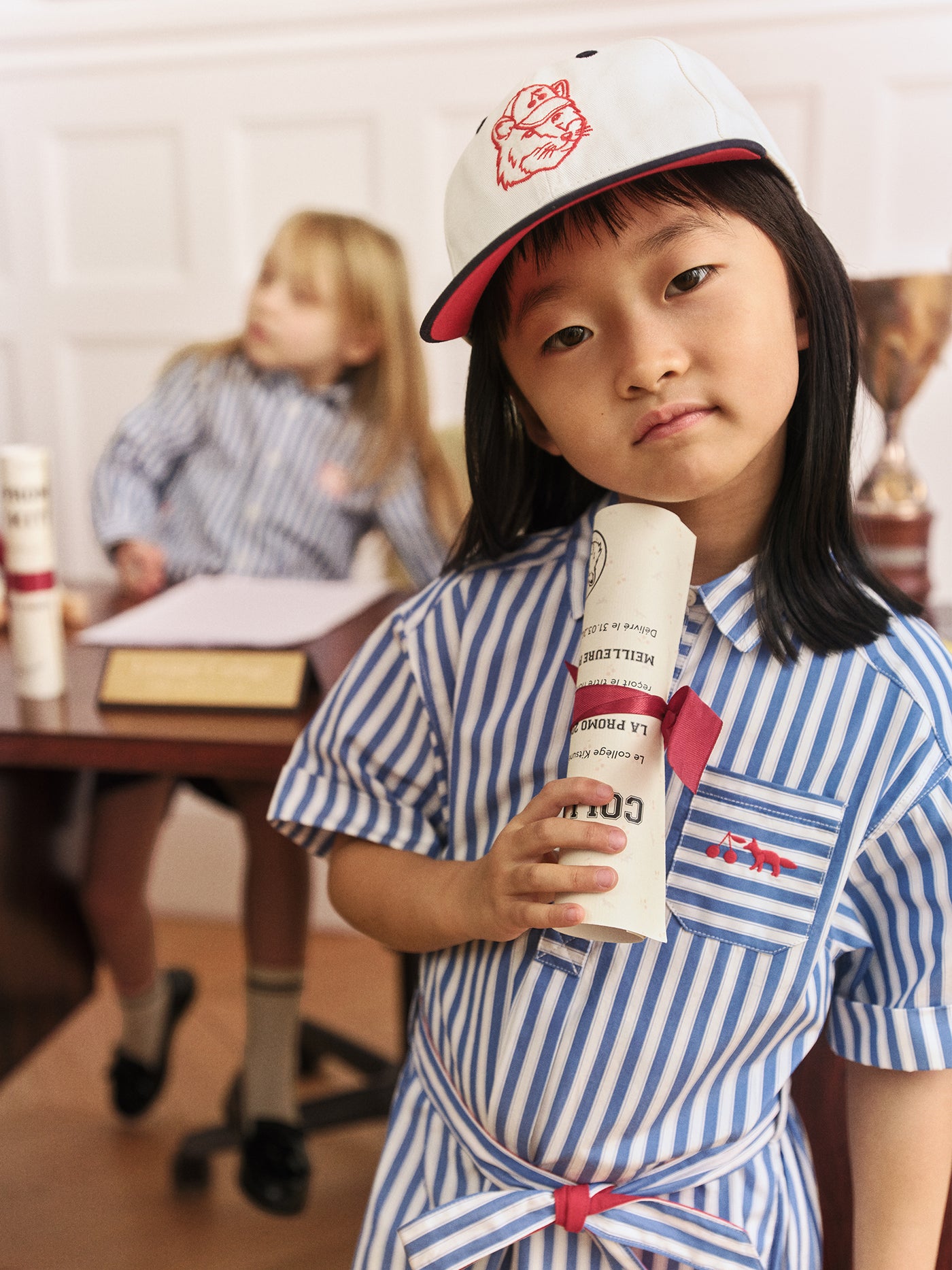 Bonpoint x Maison Kitsuné Casquette mixte Arnold