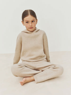 Pullover Janumahil beige aus Wolle und Kaschmir