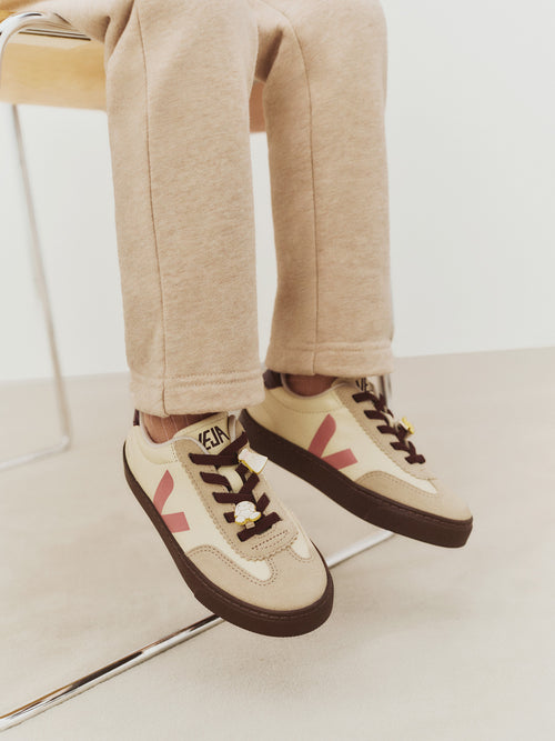 Bonpoint x Veja Volley Ecru Kindersneaker