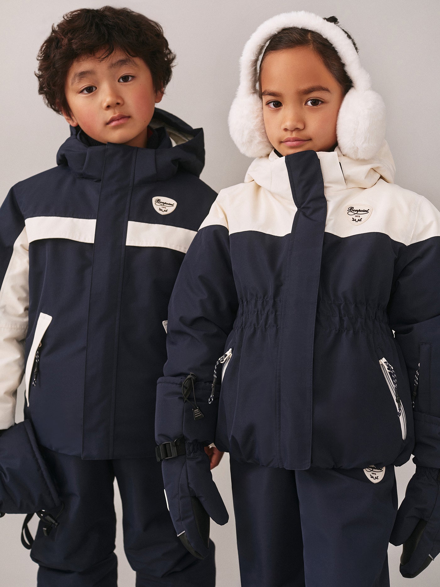 Jeyna waterproof down jacket with removable hood