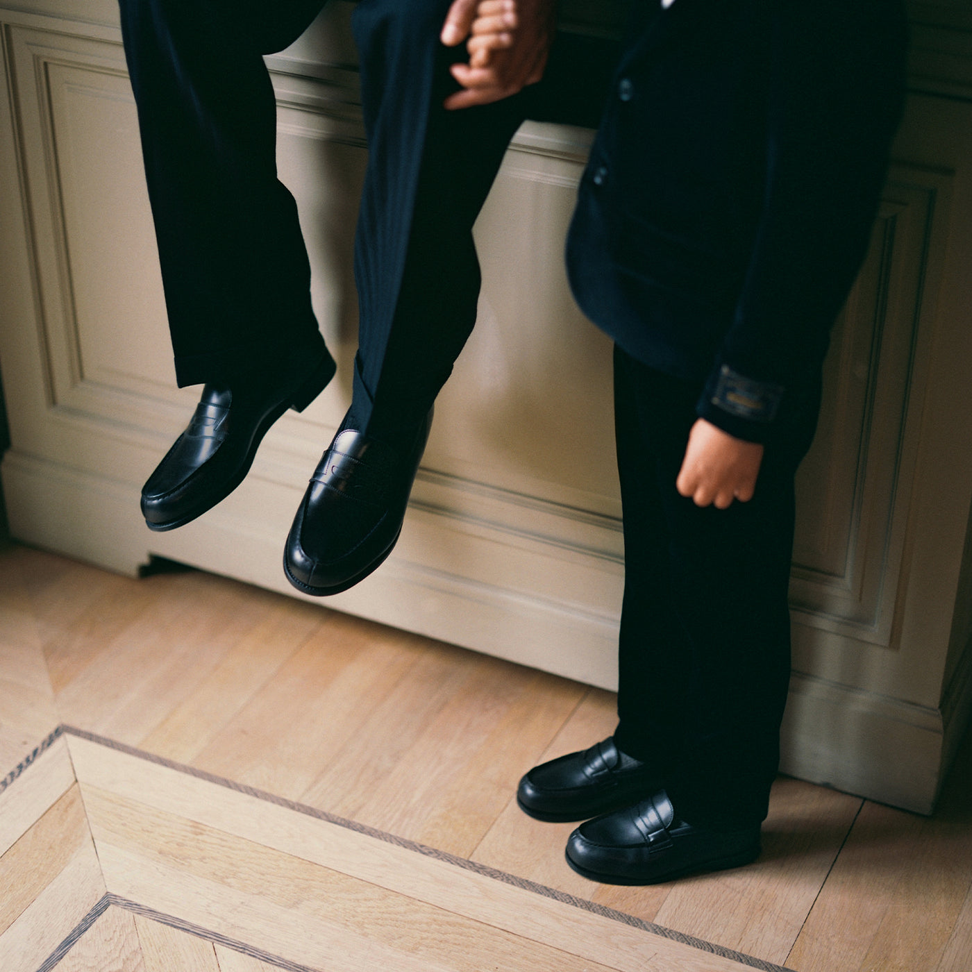 Bonpoint x Weston mocassins mixtes en cuir