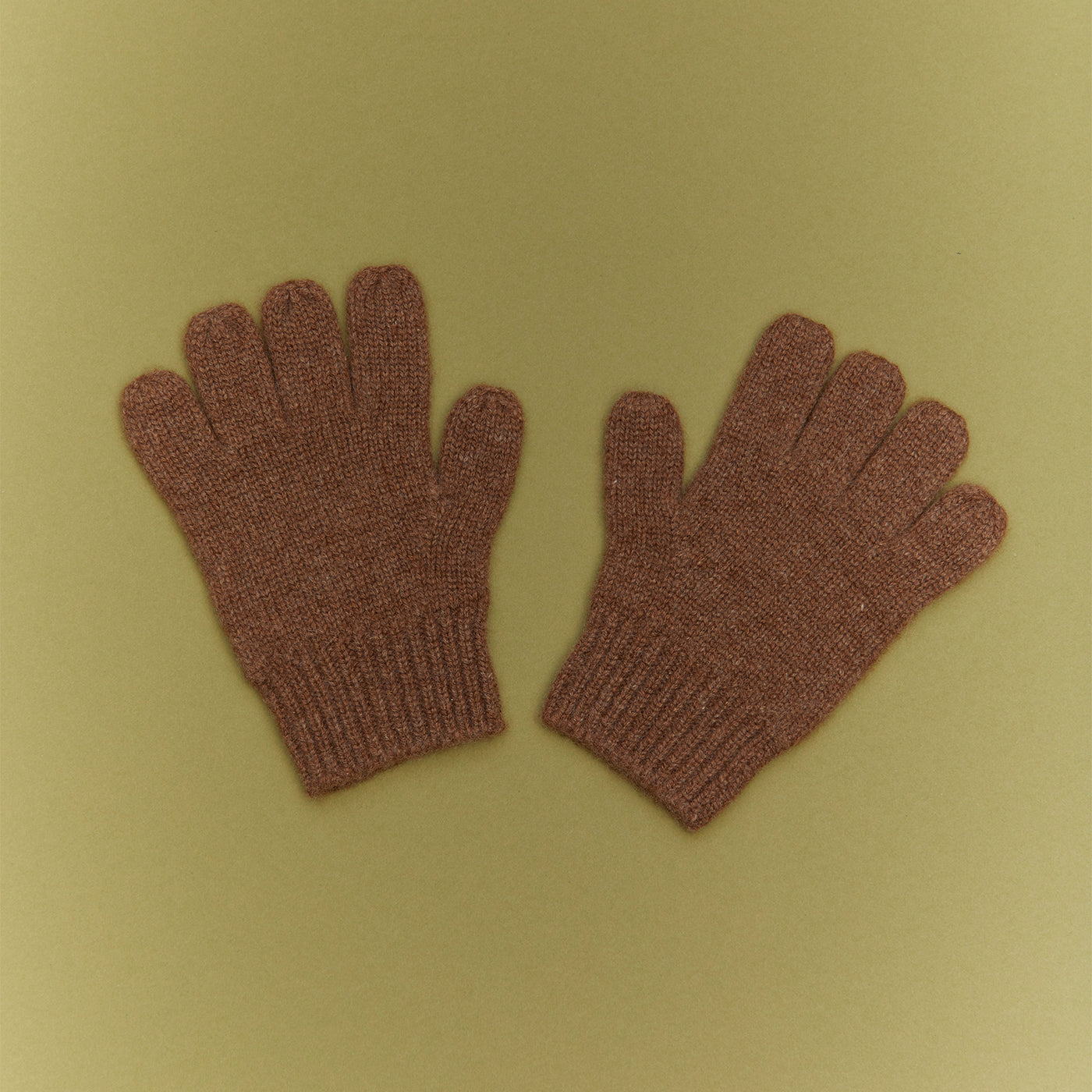Birk coffee cashmere gloves