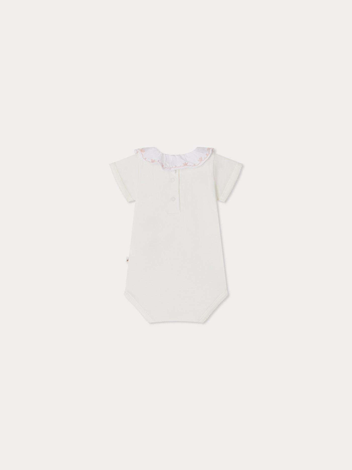 June-Body mit besticktem Kragen