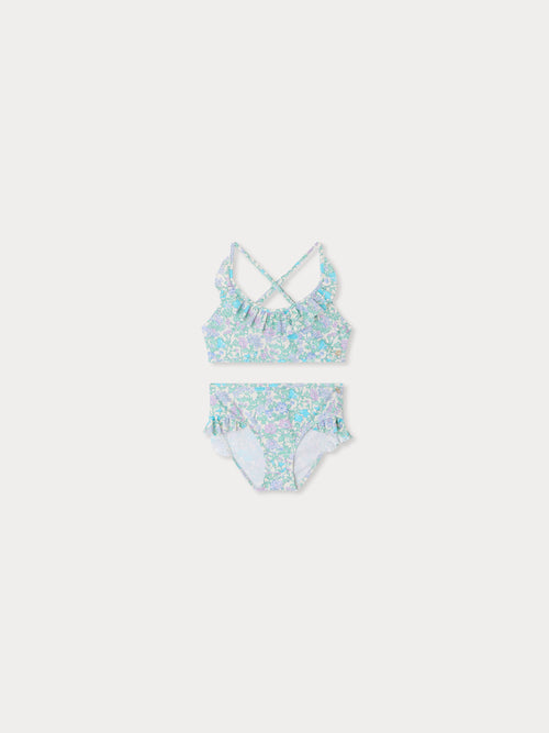 Zweiteiliger Badeanzug Lacy aus Liberty-Stoff
