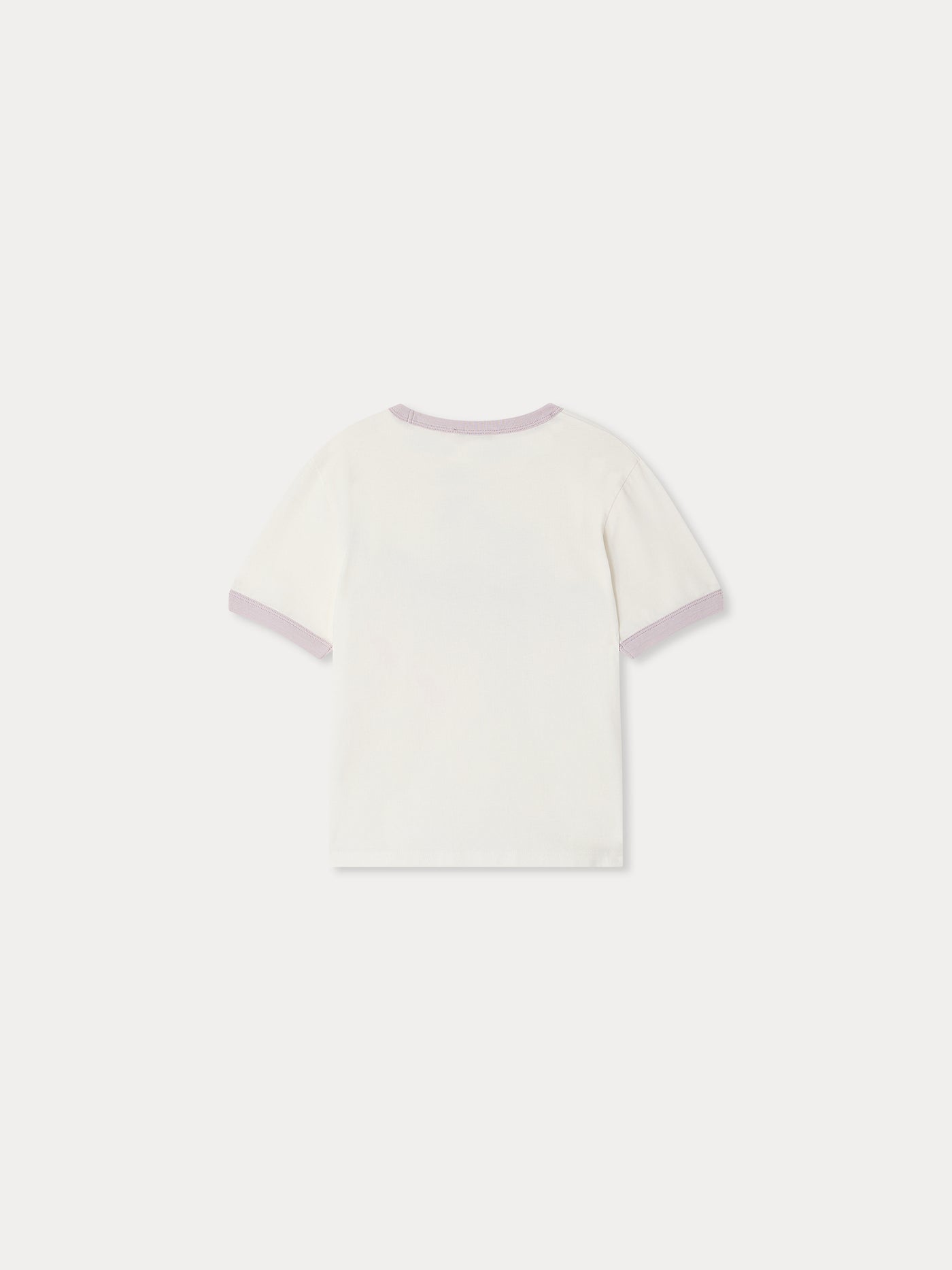 T-shirt Emma imprimé et brodé Palm Springs en coton biologique