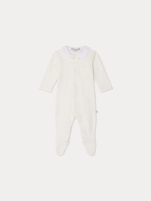 Pyjama Tilouan brodé main en coton biologique