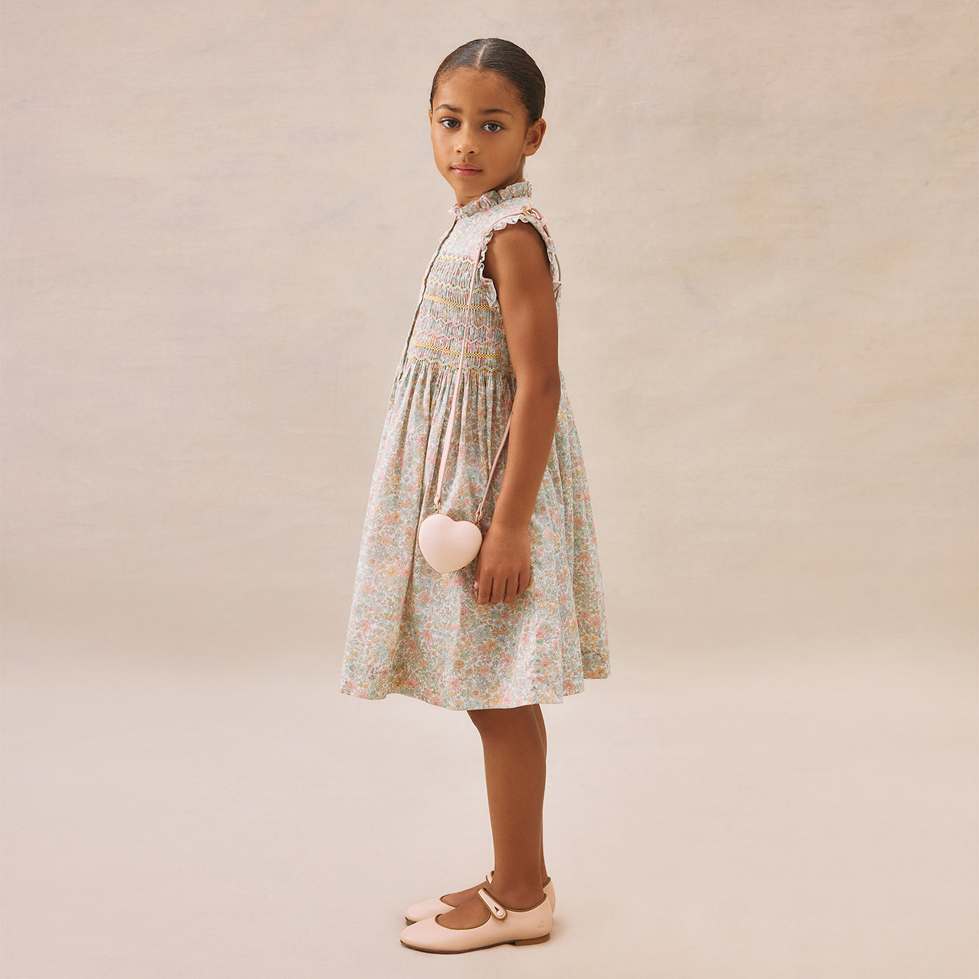 Sac Ekko en velours à motif cerise