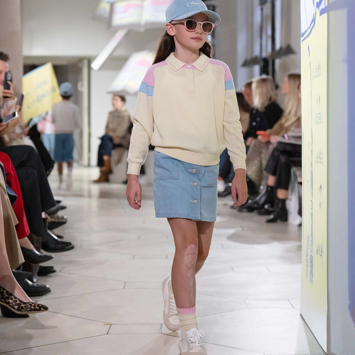 Bonpoint x Guest in Residence Girl's Look - Cashmere Polo Sweater