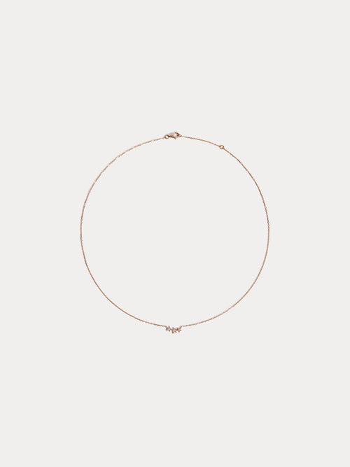 Bonpoint x Stone Collier enfant trois étoiles or rose