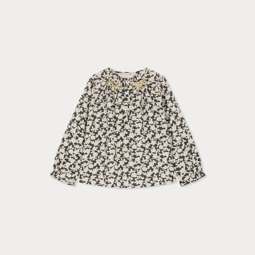 Blusa Biancarosa in tessuto Liberty in cotone biologico