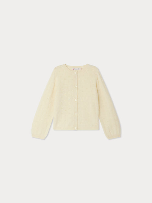 Jorna cardigan with decorative stitching