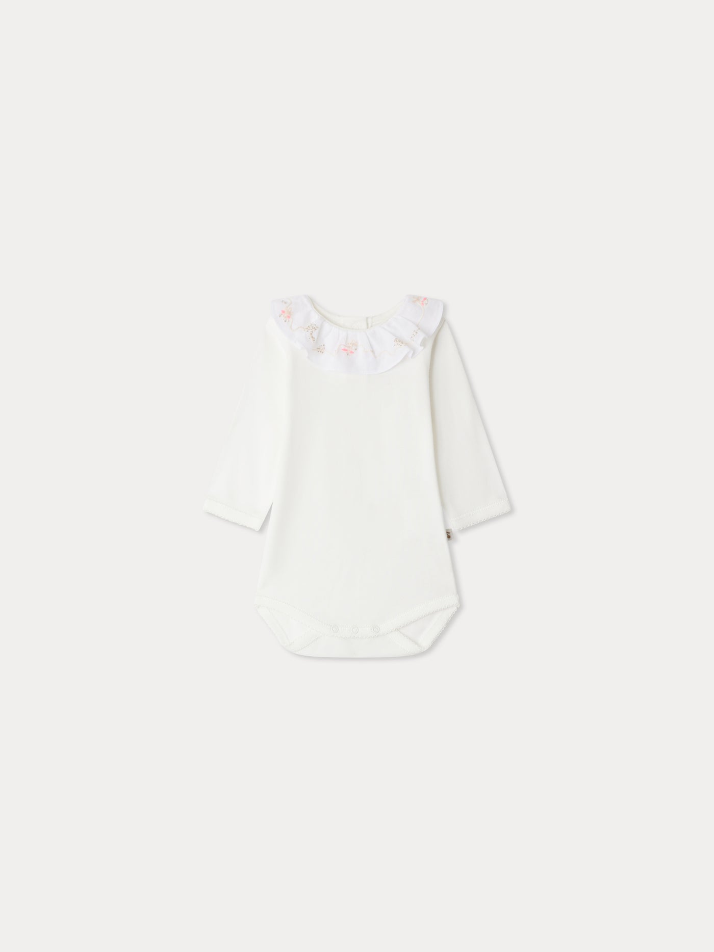 Body June avec col brodé en coton biologique
