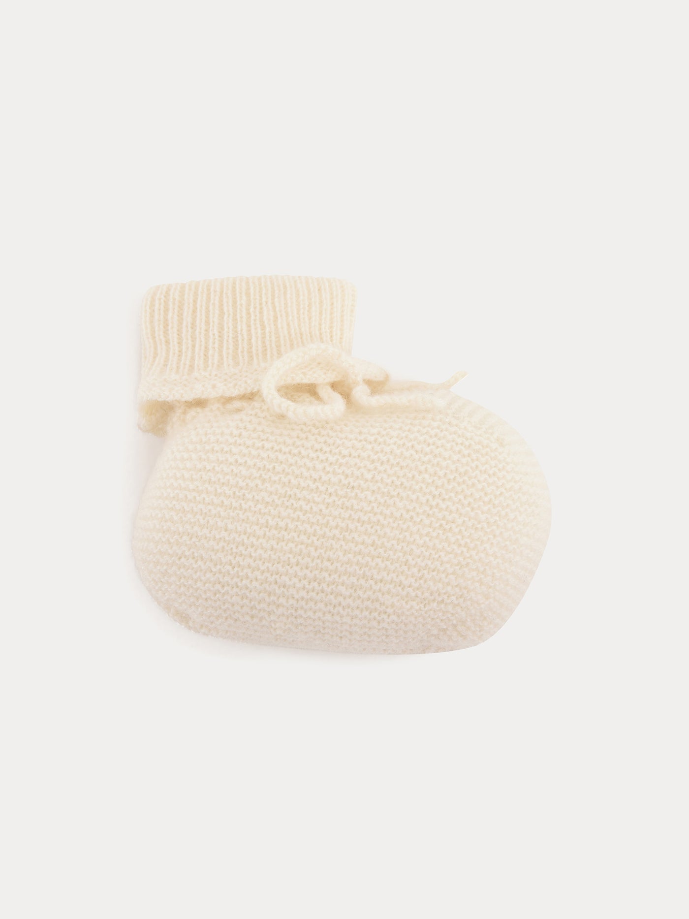 Baby Cashmere Booties milchweiß