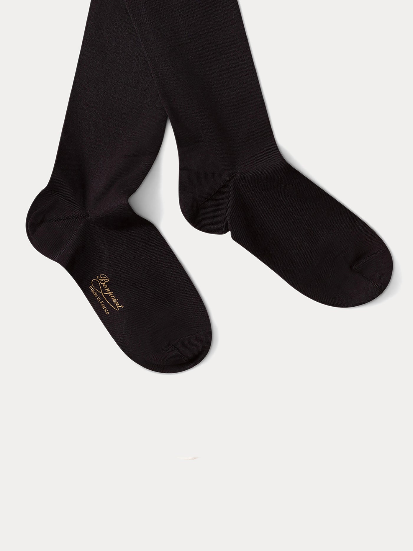 Collant nero in microfibra da bambina