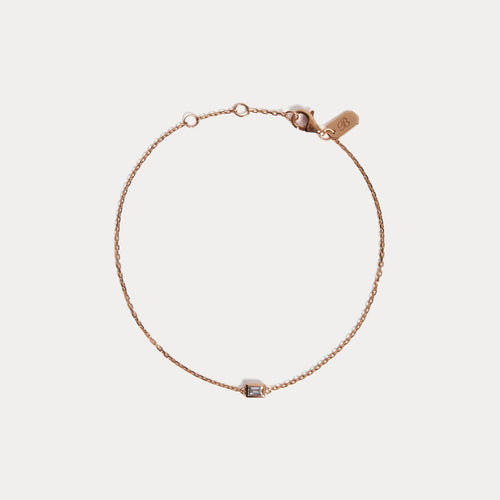 Adult Rose Gold and Diamond Bracelet