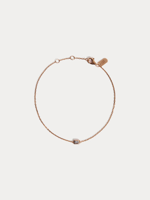 Adult Rose Gold and Diamond Bracelet