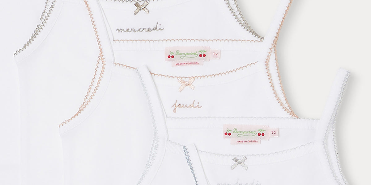 Lot De 2 Débardeurs En Dentelle Bonpoint Pour Fille - Tailles XS / 12 Ans - Couleurs Blanc Et Kaki - Occasion Très Bon état