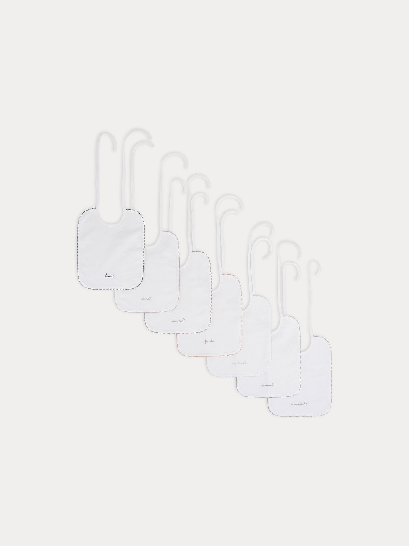 Days of the Week Bib Set