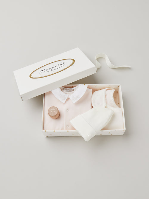 Geschenkset „Erste Momente in Rosa“