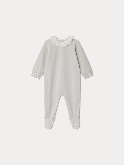 Pyjama Héritier avec colerette plissée en coton biologique