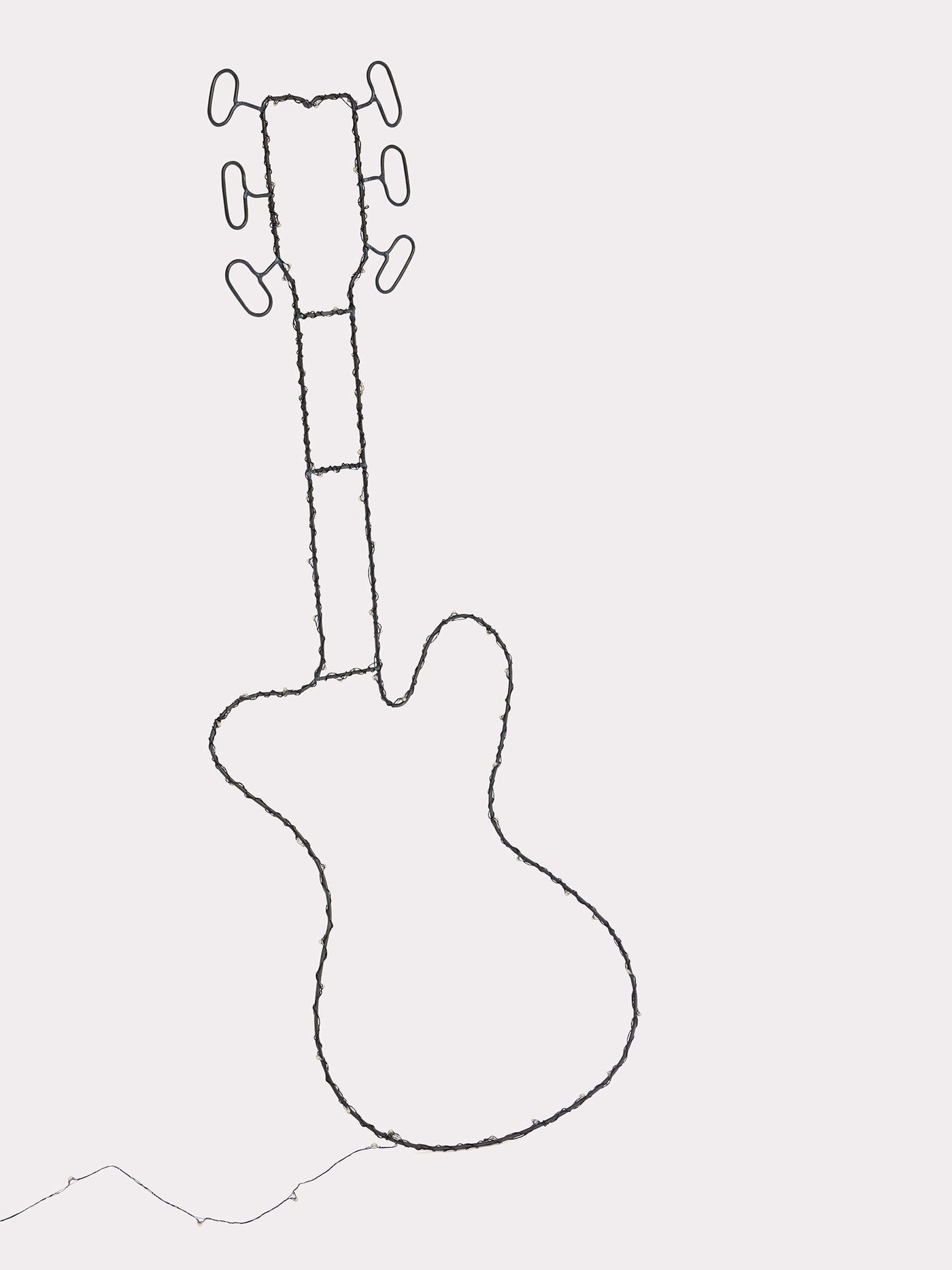 Exklusives Gitarren-Nachtlicht schwarz