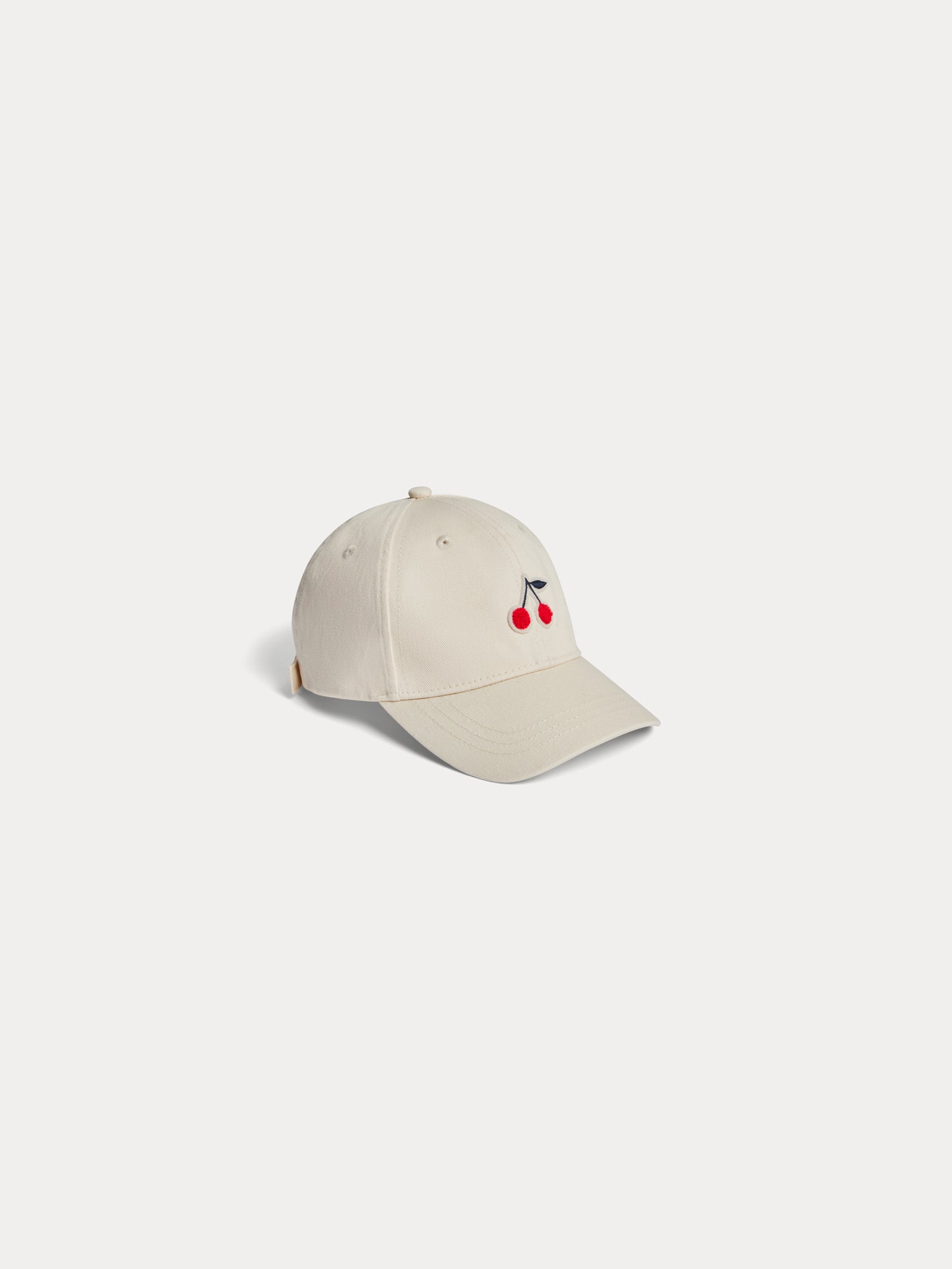 bonpoint cap キャップ Adjustable cap with cherry patch • Bonpoint