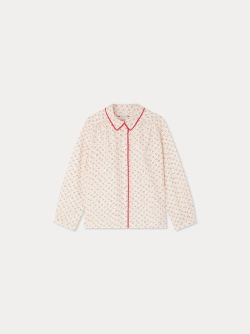 Basiline blusa en popelín estampado